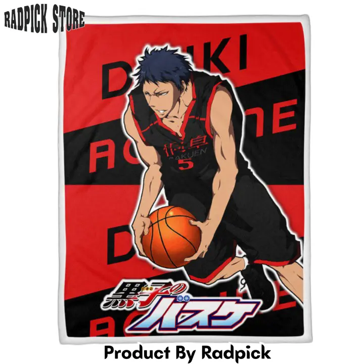 Daiki aomine blanket custom kurokos basketball anime  rp0151180